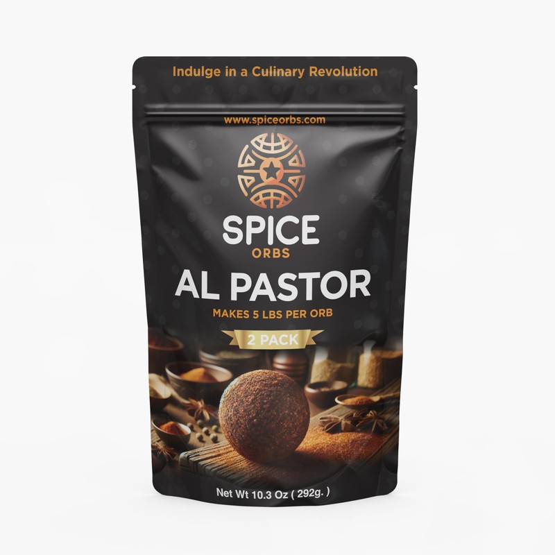Al Pastor Spice Orbs, Instant Al Pastor Mix, 2 Pack,