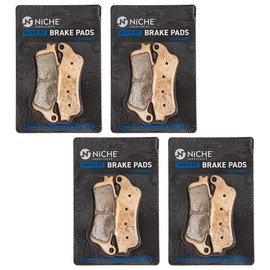 NICHE Brake Pad Set for Honda VTX1800S Goldwing GL1800 ST1100 Victory Vision Front/Rear Ceramic 4 Pack