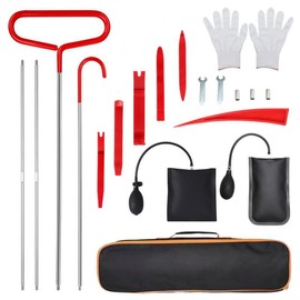 Portable Repair Tools for Car Door & Tire, 1 Set Emergency Car Fastener Remover Air-Wedge Pump with Storage Bag, Professional Automotive Repair Tools, Car Accessories, Men Gifts,¬†Boyfriend Gift,¬†Car Accessories:_Red_Kit 1