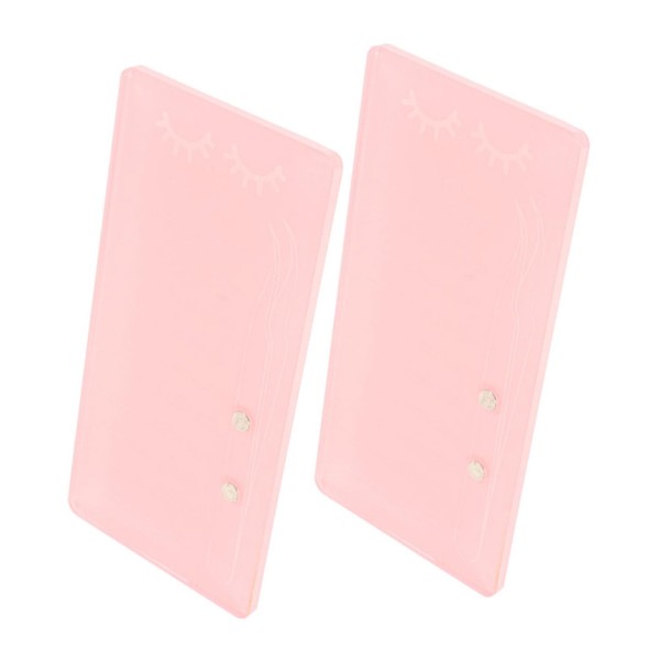 Gatuida 2Pcs Acrylic Eyelash Display Stand Magnetic Lash Workstation for