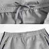 TBMPOY Men's Jersey Top and Bottom Sportswear Set, Sweatshirt, Running