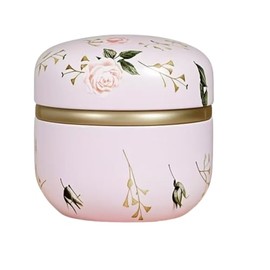 2PCS Body Powder Puff and Container, 3.35" Portable Empty PowderContainer with Puff for Baby Women's Loose Dusting, Powder Case Jar Box with Lids for Bath Home and Travel Use