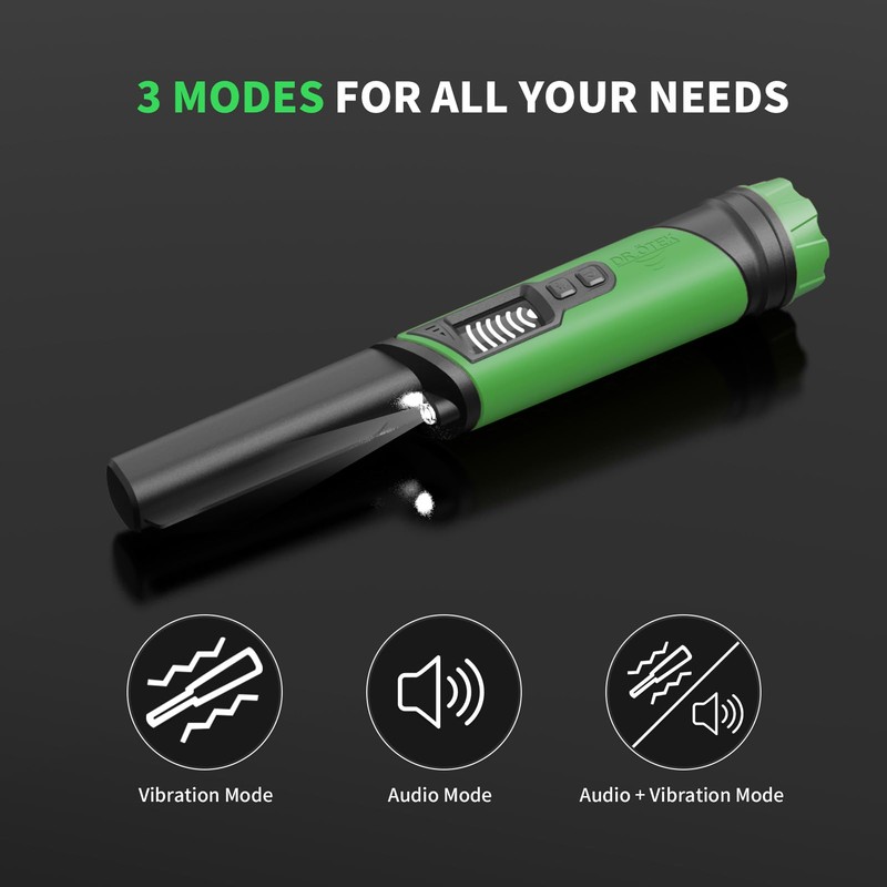 DR.ÖTEK Metal Detector Pinpointer, IP68 Fully Waterproof Handheld Pin Pointer