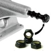 OMG! Axle Nuts for Skateboard (Skateboard) Trucks, Black (10)