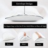Funky Gadgets Pillow Cases 4 Pack White 200 Thread Count