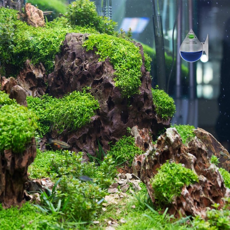 MiOYOOW CO2 Drop Checker, Aquarium CO2 Monitor CO2 Detector without