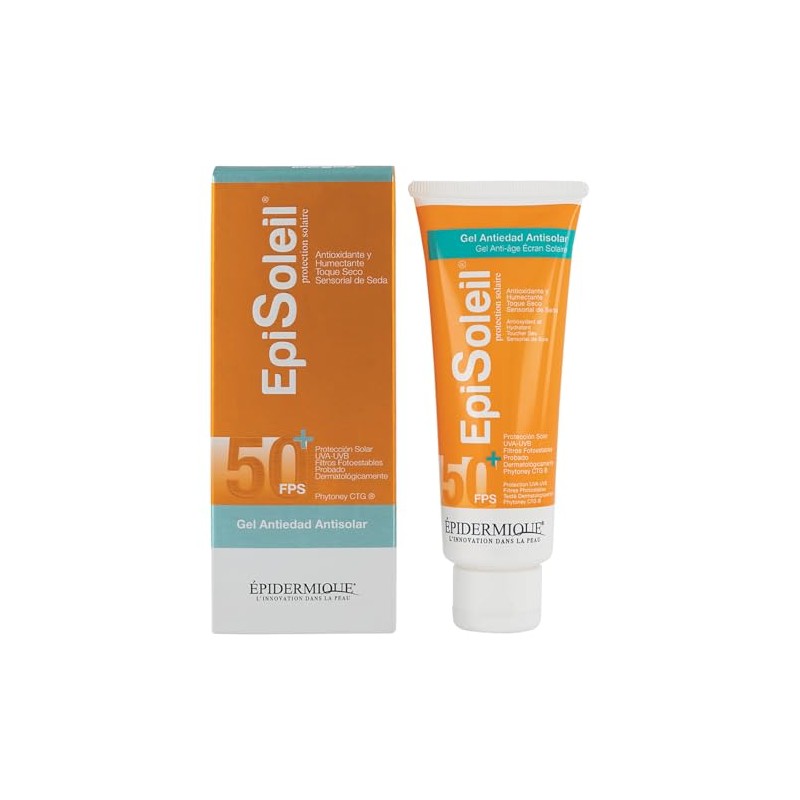 Gel Antiedad Antisolar FPS 50+ – Protector Solar Facial Libre