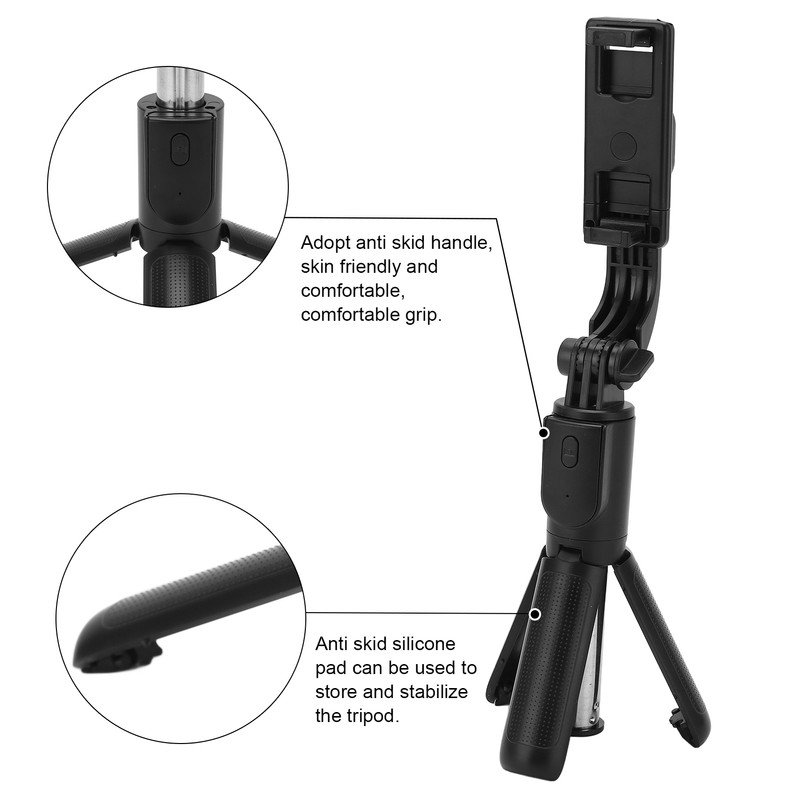 360° Rotation Phone Stand Holder Biuetooth Wireless Remote Telescopic Phone