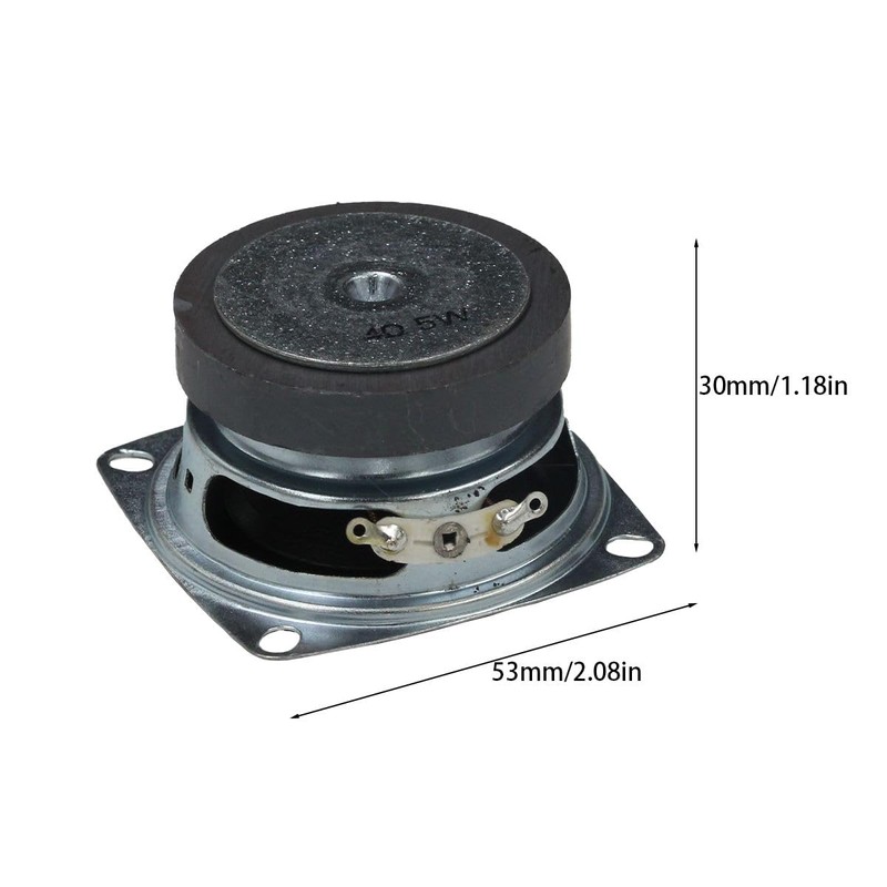 YFUSET 4pcs 2" 4Ohm 5W Full Range Audio Speaker Stereo