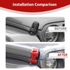 PDKLIN for Jeep Hood Latches Lock Catch Kit for Jeep