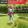 PRO-FOR 20V Cordless Grass Trimmer and Edger, 9.5" Stringless Weed