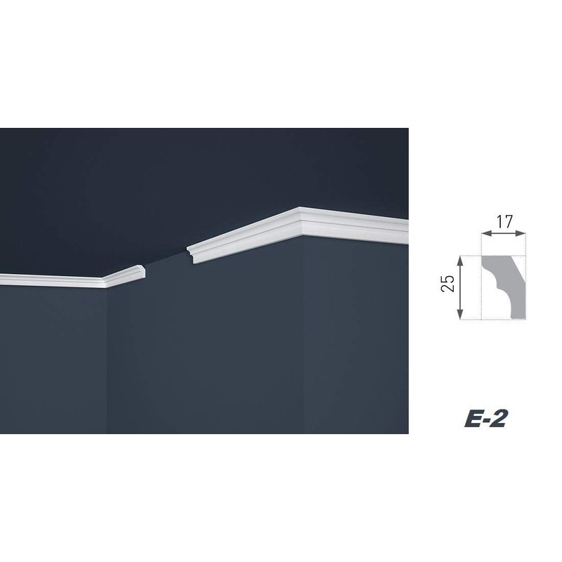 MARBET DESIGN Stucco Moulding Moulding XPS Polystyrene White - Ceiling