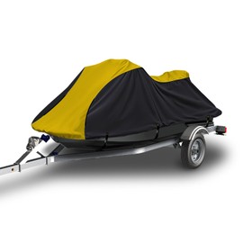 Seal Skin Covers Heavy Duty Jet Ski Cover Marine Grade Waterproof UV Resistant PWC Cover for Stand-Up Compatible with Yamaha Sea-Doo Kawasaki fits 95"