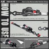 KJE Retractable Ratchet Straps, (4) 1" x 10' Tie Down