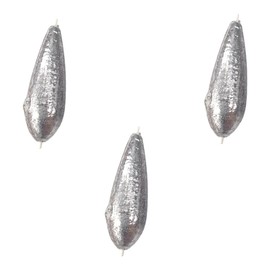 PRO FILSTAR Inline Olivette Fishing Lead Set 3 x 10 g - Lead Weights - Dropshot Lead - Fishing Lead Set - Lead Fishing - Fishing Weights - Fishing Drop Shot Lead - Fishing Accessories - Scrap Lead -