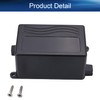 Heyiarbeit 5Pcs 2.75"x 1.77"x1.38" ABS Black Dustproof Electronic Junction Box