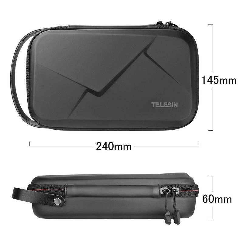 AFAITH gopro storage case, black, Country