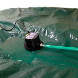 Rx Clear Submersible Cover Pump for Above Ground Pool | 800 GPH with Automatic On/Off | Including Easy Clean Filter Pad and 25-Foot Power Cord | Retain The Life of Your Winter Cover