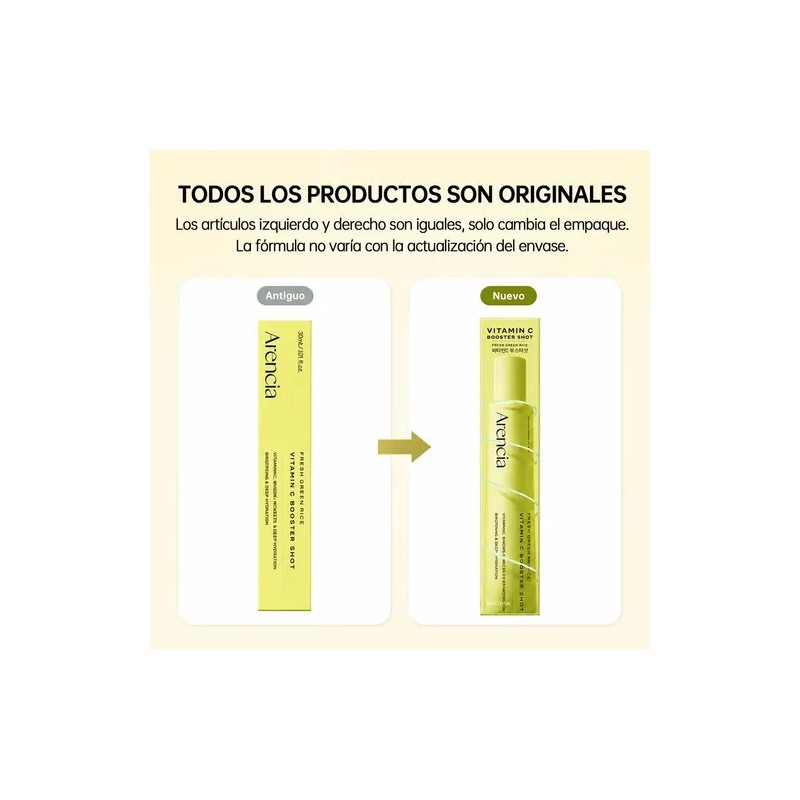 Arencia Suero Iluminador Antiedad Vit C Booster Shot 30ml