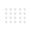 sourcing map 5 pieces PP solid plastic ball bearing ball