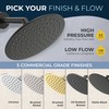 HammerHead Showers® Solid Metal 8 Inch Rainfall Shower Head –