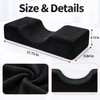 Black Eyelash Extension Pillow, Soft Memory Foam Neck Support Cushion
