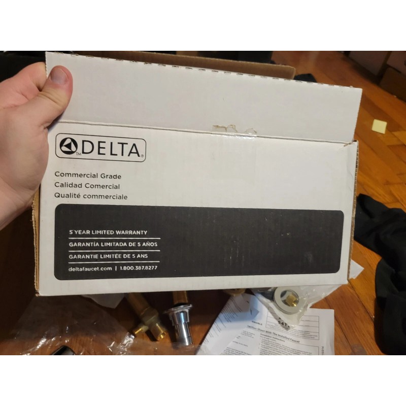 Delta 27C2942 Double Handle 1.5GPM Ceramic Disc Below Deckmount -