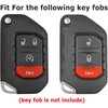 Tukellen for Jeep Key Fob Cover Premium Soft Full Protection