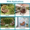 Zorpupoa Outdoor Egg Chair Cushion, Soft Hanging Egg Chair Cushion