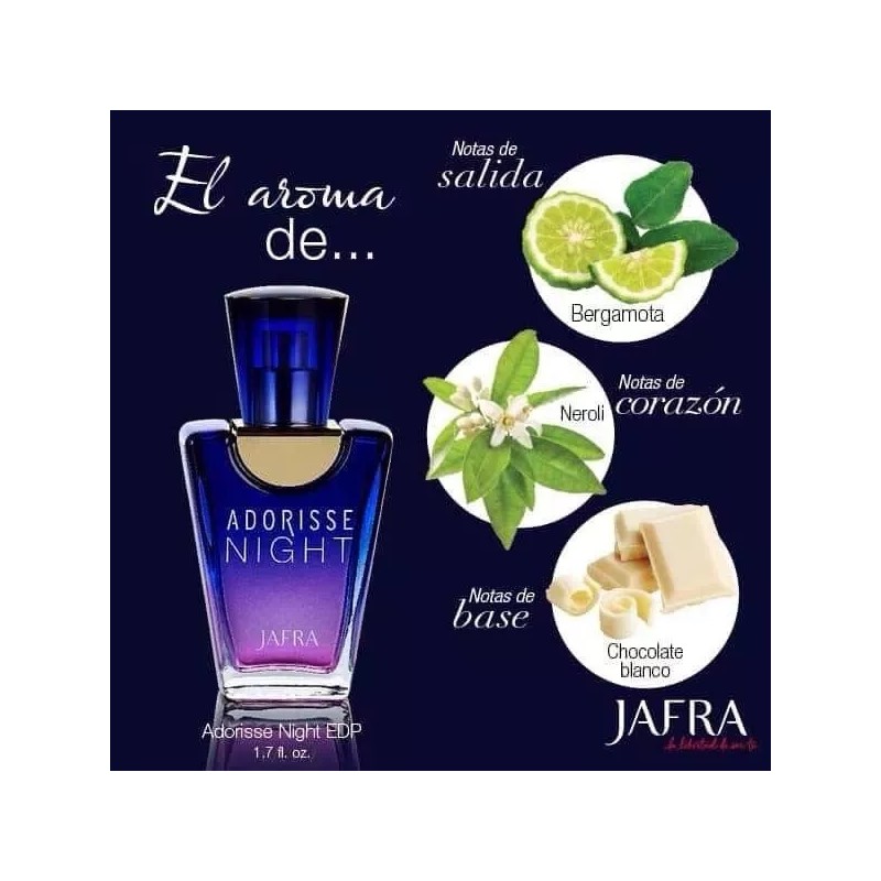 Jafra Adorisse Night + Locion Corporal Hidratante Para Mujer