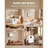 RoyAroma Waterless Essential Oil Diffuser for Home & Office, Smart