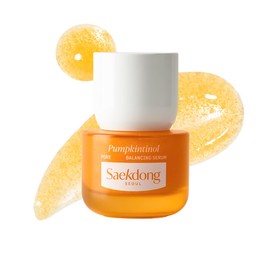 SAEKDONG SEOUL Pumpkintinol Pore Balancing Serum | Ceramide Flake Pumpkin Formula | Pore Tightening & Hydration | Lightweight Glow for Clear, Radiant Skin (30ml / 1.01 fl.oz)