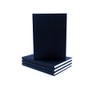 SEAWHITE Black Cloth Cover Sketchbook 140gsm Portrait A5