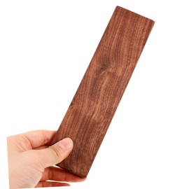 SHINEOFI 2 Black Walnut Wood Blocks Unfinished Craft Blocks for Carving Whittling DIY Projects 20x5x1cm Set of 2