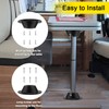 Bcautay 2 Pcs Aluminum RV Table Base Mount RV Dinette