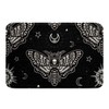 Sunnybed Gothic Bath Mat, Skull Moth Bath Mat, Teens Skeleton