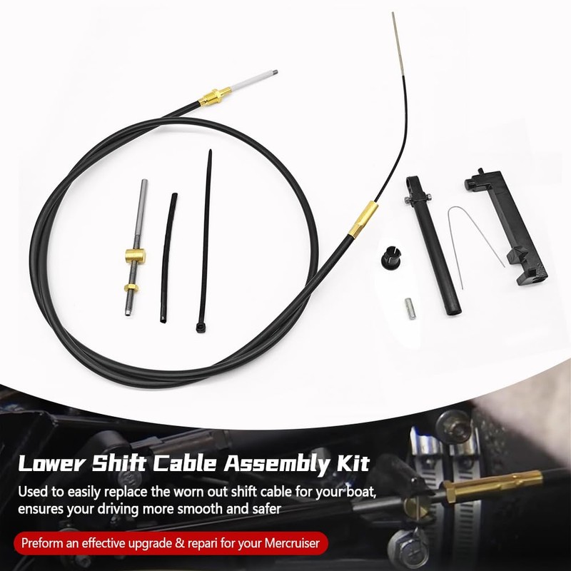 GOLACOD Lower Shift Cable Kit Fit for MerCruiser Alpha Gen