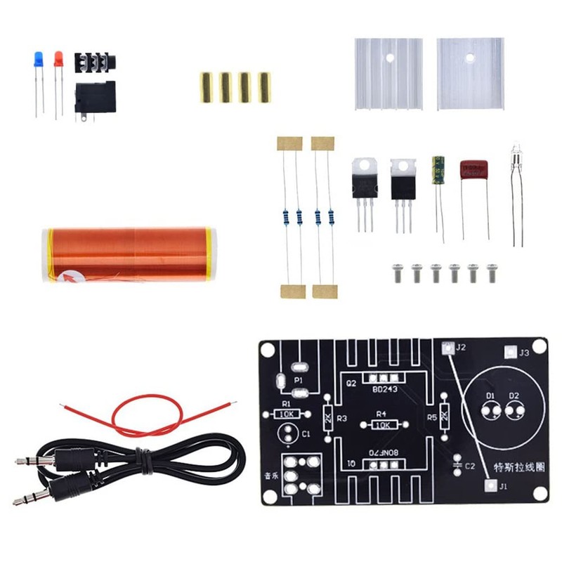 Ahvqevn 1 Set Mini Coil Kit 15W Mini Music Coil