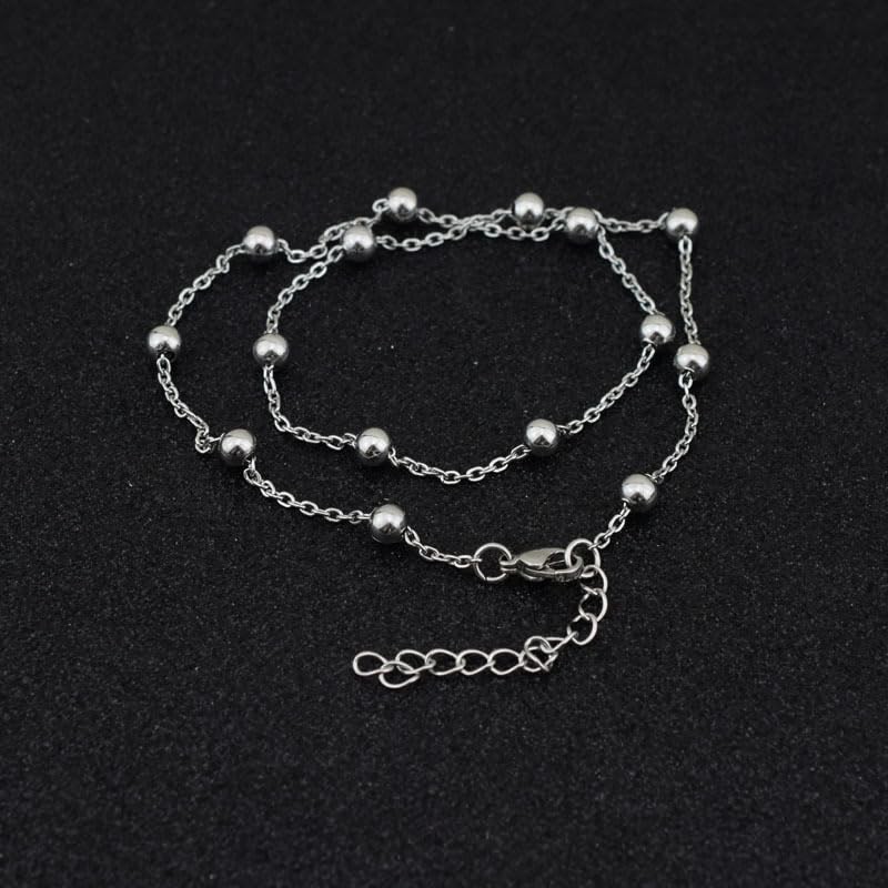 LIBERTY-M Ball Chain Necklace, Celebrity Wear Model, Stylish Design, Men's