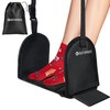Airplane Footrest Hammock for Travel and Office Use Adjustable Portable
