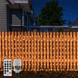 CERIAL 6Mx1M Christmas Curtain Lights Indoor Outdoor Plug in,Hanging Backrop Curtain Lights Icicle Lights Waterfall Wall Lights,Garden Fairy Lights Green Wire,Waterproof,Connectable for Window Gazebo