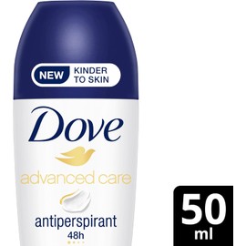 Dove Advanced Care Antiperspirant Roll On roll-on for 48 hours of protection Original with 1/4 moisturising cream and caring oil 50 ML