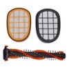 Vacuum Roller Brush Yellow Black Filter Replacement Vacuum Clerner Accessory