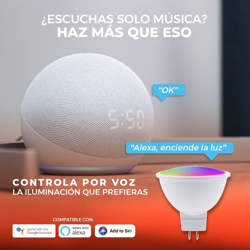 Tecnolite Connect Foco MR16 RGB 5W
