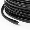 SBWLKJ 26FT T-Molding Black Trim Moulding 5/16"(8mm) Flexible Polyethylene Center