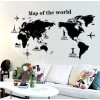 DaraBaby Vinil Decorativo Sala Habitación Estancia Mapa Mundial Mural