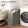 SOLEDI 180L 3-Section Laundry Hamper with Lid, Extra Large Dirty