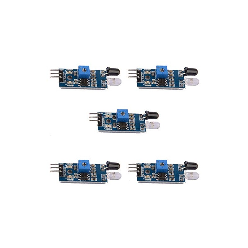 Youmile 5-Pack IR Infrared Obstacle Avoidance Sensor Module for Arduino