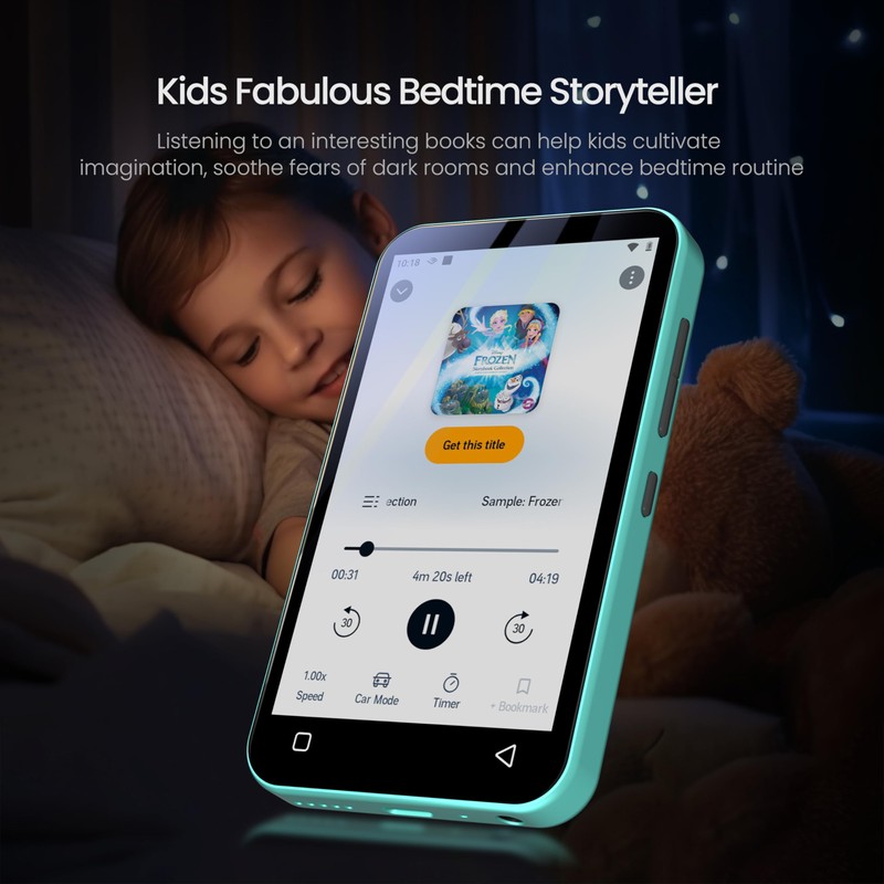 TIMMKOO 80GB Kids MP3 Player with Bluetooth, Pre-Installed Spotify, Spotify