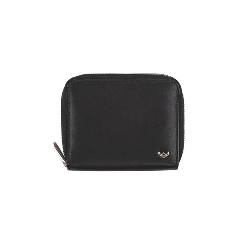 Golden Head Florence 2-Zip Billfold Black, black, Standard size, Modern